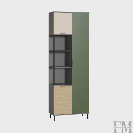 Шкаф - стеллаж «Марвэл 13.22», зеленый